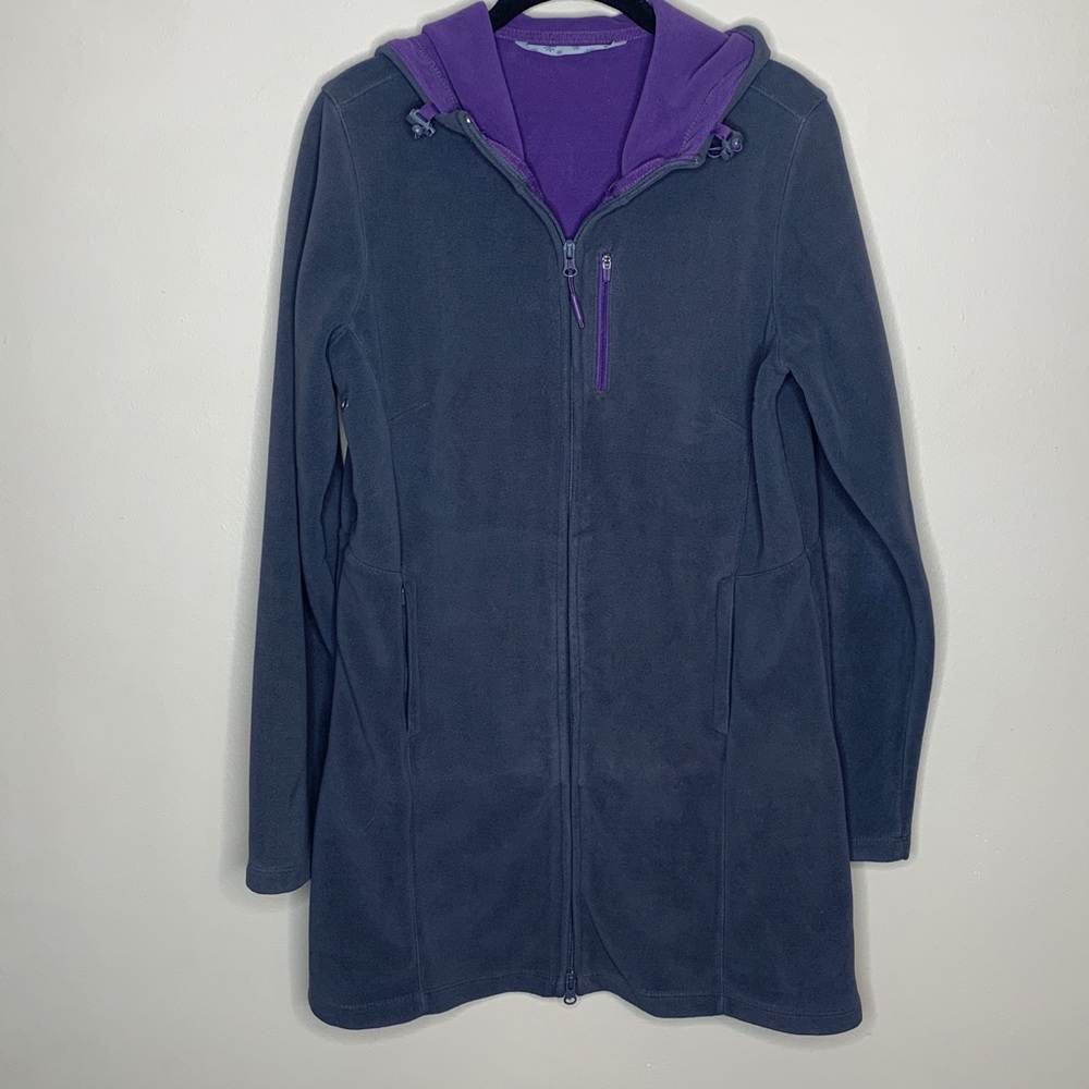 Athleta Swara Floral Embroidered Hoodie Jacket
